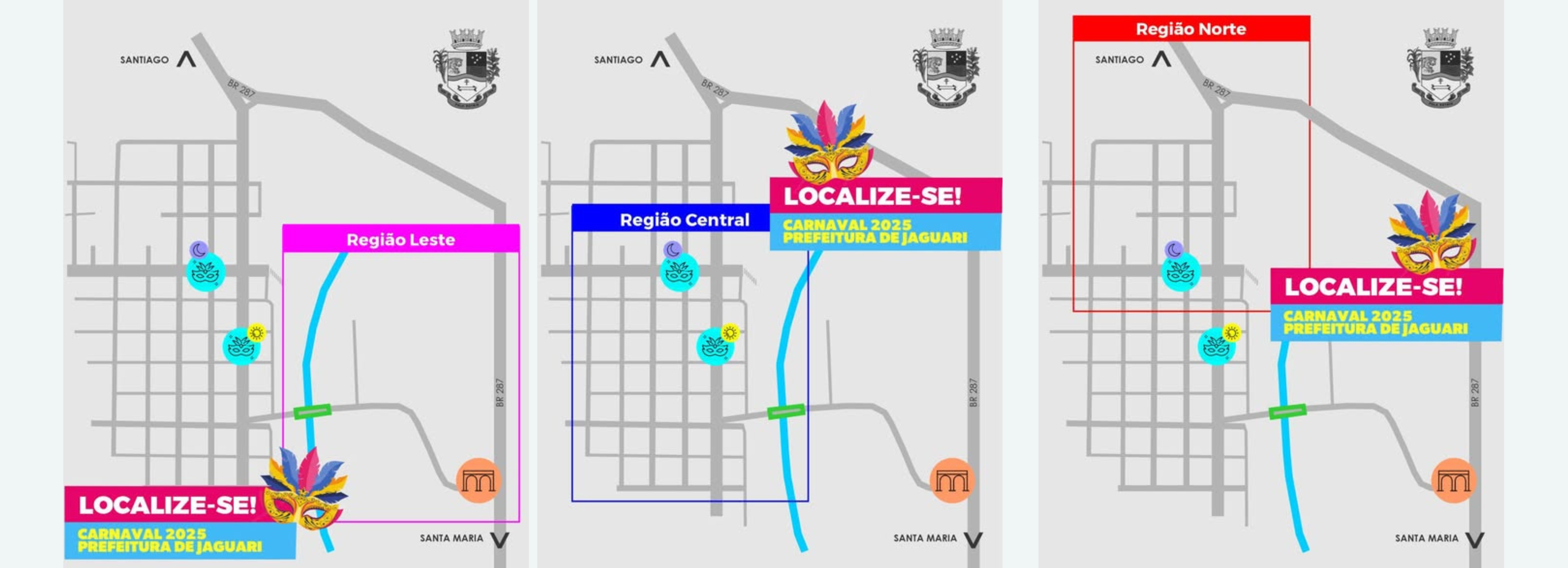 ATENÇÃO, FOLIÕES! LOCALIZE-SE NO CARNAVAL DE JAGUARI