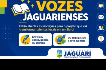 EDITAL ABERTO – PROJETO “VOZES JAGUARIENSES”