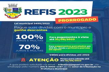 ÚLTIMOS DIAS DO REFIS 2023