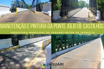 MANUTENÇÃO E PINTURA DA PONTE JÚLIO DE CASTILHOS 