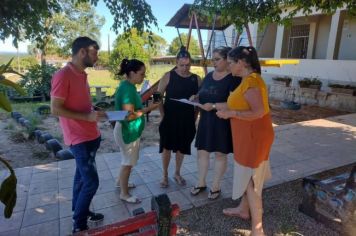 SECRETÁRIA DE EDUCAÇÃO VISITA EMEF VANDA MARIA PARA PREPARAR INÍCIO DO ANO LETIVO