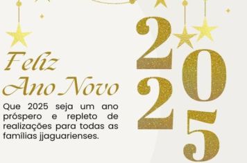 FELIZ ANO NOVO, JAGUARI!