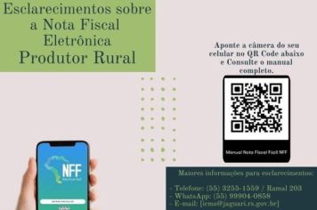 ESCLARECIMENTOS SOBRE A NOTA FISCAL ELETRÔNICA – PRODUTOR RURAL