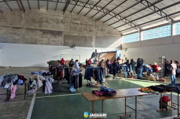 QUADRA DA ANTIGA ESCOLA SÃO JOSÉ SEGUE COMO PONTO DE RECEBIMENTO E ENTREGA DE DOAÇÕES