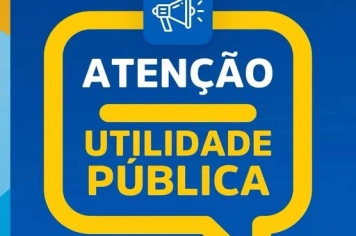  AVISO À POPULAÇÃO