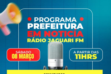 PROGRAMA PREFEITURA EM NOTÍCIA: 