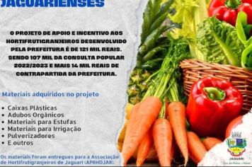 CONSULTA POPULAR BENEFICIA PRODUTORES JAGUARIENSES