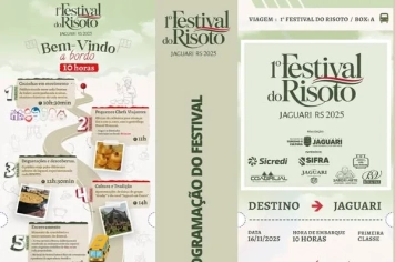 JAGUARI REALIZA O 1º FESTIVAL DO RISOTO COM EXPERIÊNCIAS GASTRONÔMICAS, CULTURA E TURISMO