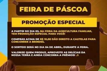 FEIRA DE PÁSCOA – AGRICULTURA FAMILIAR