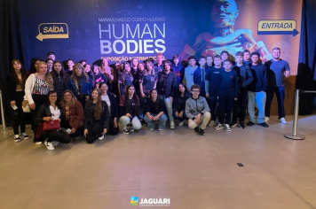 ESTUDANTES DA ESCOLA SÃO JOSÉ VISITAM A EXPOSIÇÃO INTERNACIONAL HUMAN BODIES