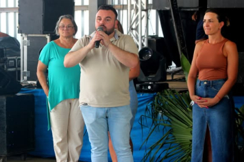 COMUNIDADE DA BARRAGEM RECEBEU GRANDE PÚBLICO PARA A FESTA DE INAUGURAÇÃO DA COBERTURA DA QUADRA DE ESPORTES