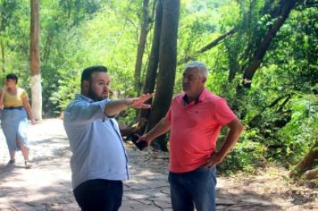 VISITA AO BALNEÁRIO FERNANDO SCHILLING: MELHORIAS EM BREVE COM O PREFEITO IGOR, A VICE ELENICE E A EQUIPE DE SECRETÁRIOS MUNICIPAIS