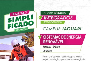 CURSOS TÉCNICOS NO INSTITUTO FEDERAL FARROUPILHA - CAMPUS JAGUARI 