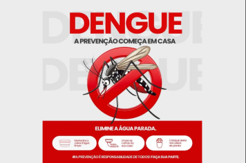 COMBATE À DENGUE É COMPROMISSO DE TODOS