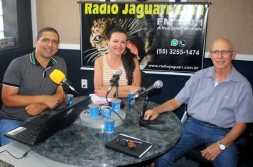 PARTICIPAÇÃO DOS SECRETÁRIOS DE OBRAS E AGRICULTURA NO PROGRAMA DE RÁDIO