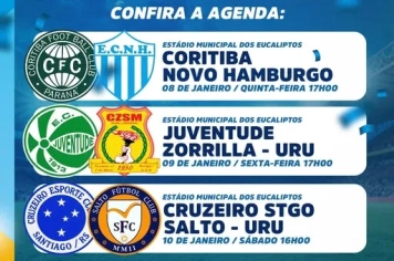 JAGUARI RECEBE JOGOS DA COPA SANTIAGO DE FUTEBOL JUVENIL 2026