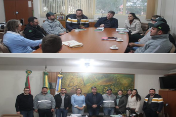 PREFEITO BETO RECEBE VISITA DE REPRESENTANTES DA EMPRESA JTI