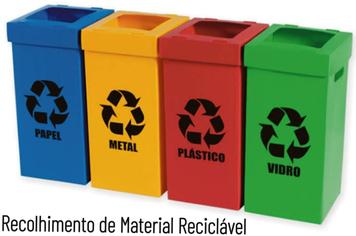 COMUNICADO DE RECOLHIMENTO DE MATERIAL RECICLÁVEL NO INTERIOR