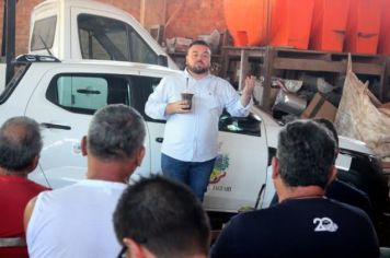 IGOR SE REÚNE COM A EQUIPE DA SECRETARIA DE OBRAS