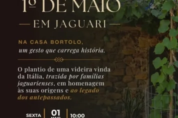  JAGUARI CELEBRA OS 150 ANOS DA IMIGRAÇÃO ITALIANA COM MOMENTO ESPECIAL NA CASA BORTOLO