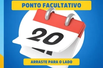 PONTO FACULTATIVO – 20 DE ABRIL