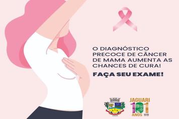 OUTUBRO ROSA, MÊS DEDICADO A PREVENÇÃO DO CÂNCER DE MAMA