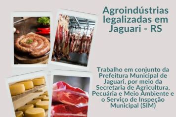 AGROINDÚSTRIAS LEGALIZADAS EM JAGUARI