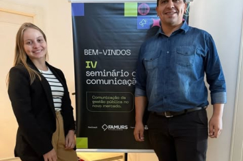 JAGUARI MARCA PRESENÇA NO IV SEMINÁRIO DE COMUNICAÇÃO DA FAMURS