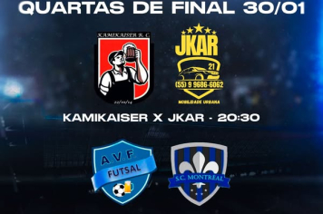 QUARTAS DE FINAL DA 2ª COPA VERÃO DE FUTSAL IRDESI DE EDUCAÇÃO