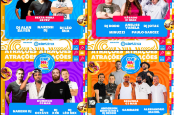 CARNAVAL DE JAGUARI 2025 – ATRAÇÕES DA FOLIA JAGUARIENSE