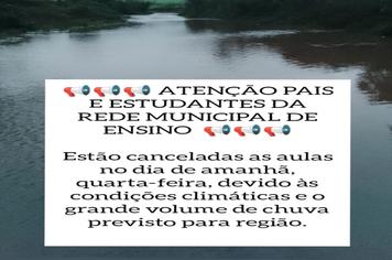 CANCELAMENTO DAS AULAS AMANHÃ DIA 13/09/2023!