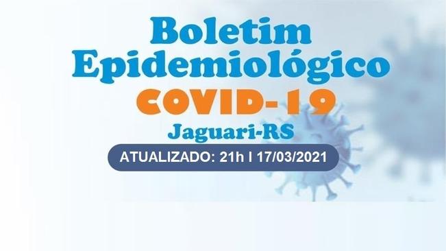COMITÊ ESTRATÉGICO DE SAÚDE DE JAGUARI PARA ENFRENTAMENTO DO CORONAVÍRUS DIVULGA NOVO BOLETIM nº 276