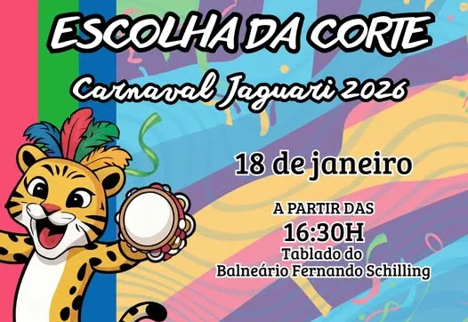 É A HORA DE ESCOLHER A CORTE DO CARNAVAL DE JAGUARI 2026