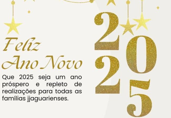 FELIZ ANO NOVO, JAGUARI!