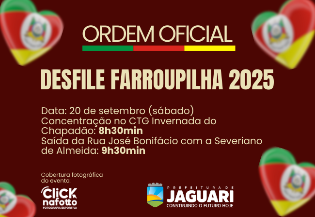 DESFILE FARROUPILHA 2025 EM JAGUARI