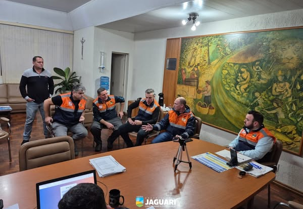 PREFEITURA DE JAGUARI INSTALA GABINETE DE CRISE COM APOIO DO GOVERNO DO ESTADO