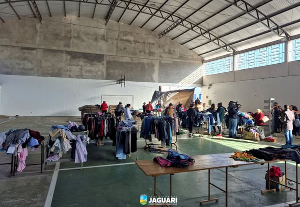 QUADRA DA ANTIGA ESCOLA SÃO JOSÉ SEGUE COMO PONTO DE RECEBIMENTO E ENTREGA DE DOAÇÕES