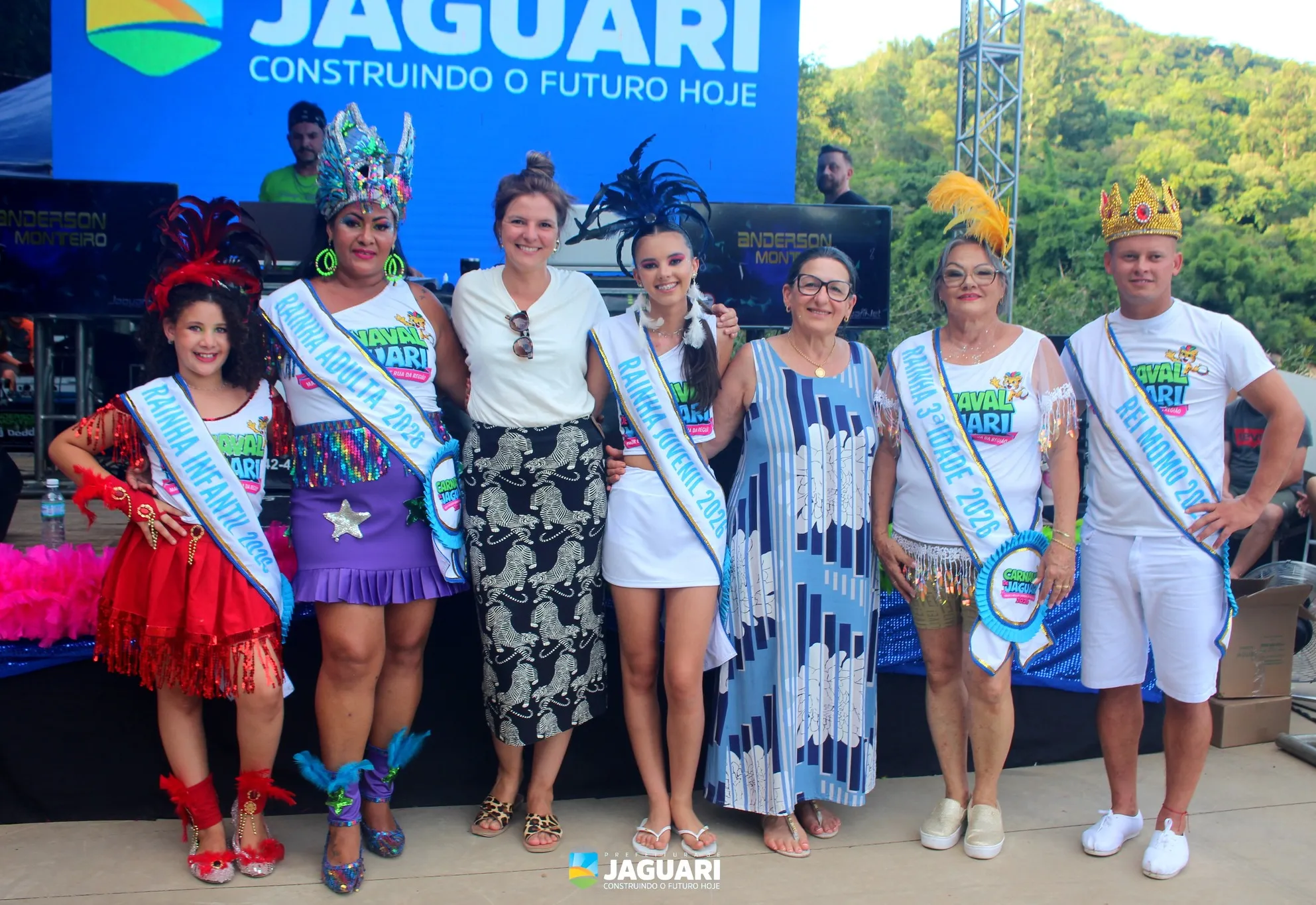 ELEITA A NOVA CORTE DO CARNAVAL DE JAGUARI 2026