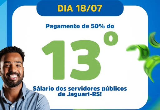 BOAS NOTÍCIAS PARA OS SERVIDORES MUNICIPAIS! PAGAMENTO DE 50% DO 13º NESTA SEXTA-FEIRA!