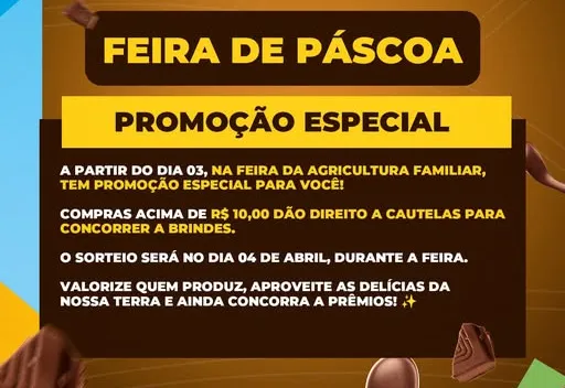 FEIRA DE PÁSCOA – AGRICULTURA FAMILIAR