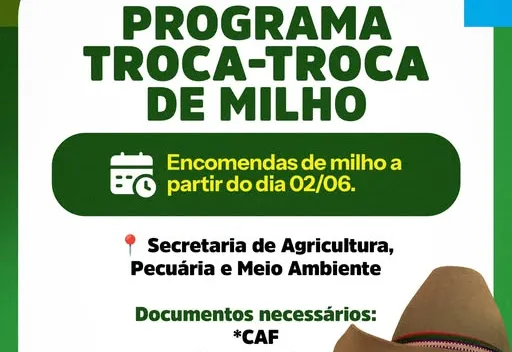 PRODUTORES RURAIS, ATENÇÃO!