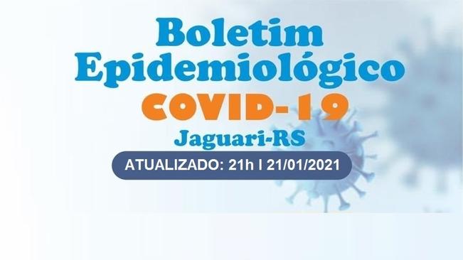 Comitê Estratégico de Saúde de Jaguari para enfrentamento do coronavírus divulga novo boletim nº 226