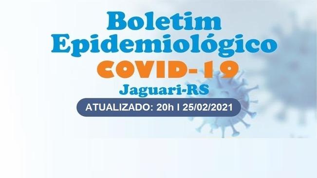 Comitê Estratégico de Saúde de Jaguari para enfrentamento do coronavírus divulga novo boletim nº 257