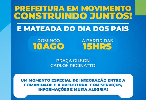 VEM AÍ UM GRANDE MOMENTO DE INTEGRAÇÃO E CELEBRAÇÃO