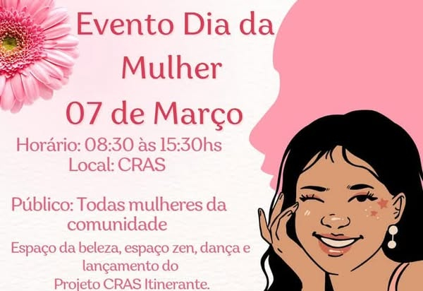 CONVITE ESPECIAL – DIA INTERNACIONAL DA MULHER 