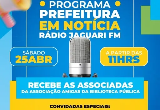 PREFEITURA EM NOTÍCIA RECEBE A ASSOCIAÇÃO AMIGAS DA BIBLIOTECA