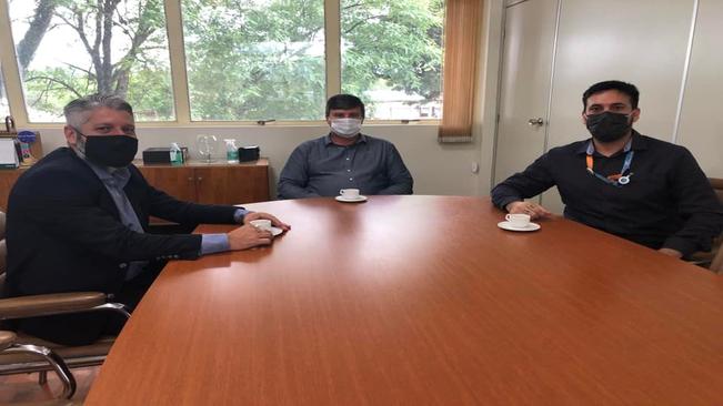 SENAC SANTA MARIA EM AUDIÊNCIA COM O PREFEITO BETO TURCHIELLO