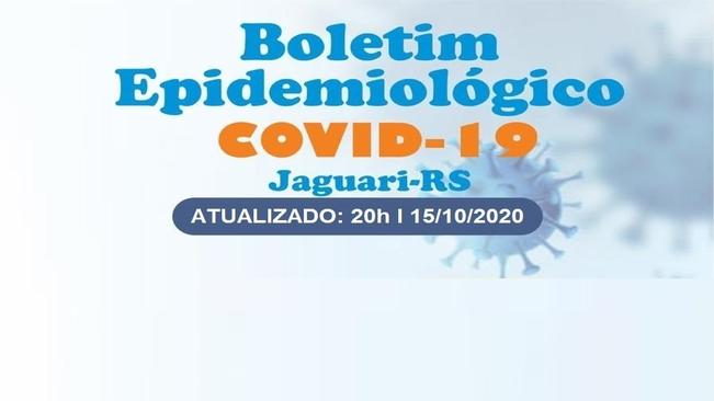 Comitê Estratégico de Saúde de Jaguari para enfrentamento do coronavírus divulga novo boletim nº 139