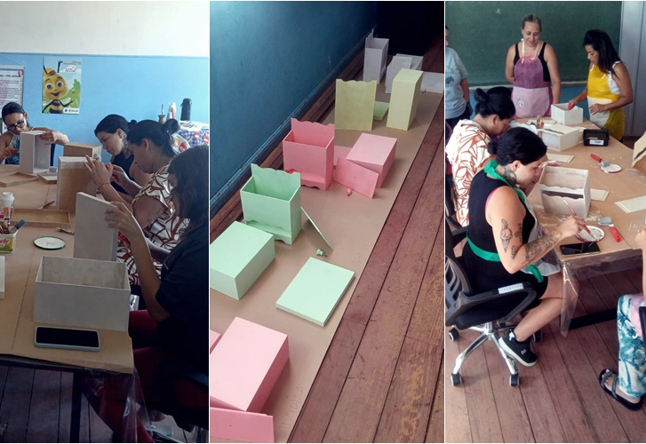 GRUPO DE GESTANTES INICIA PROJETO ESPECIAL COM TRABALHOS MANUAIS