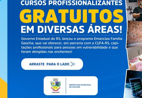 JAGUARI FOI CONTEMPLADO COM O PROGRAMA EMANCIPA FAMÍLIA GAÚCHA, INSCRIÇÕES JÁ ESTÃO ABERTAS